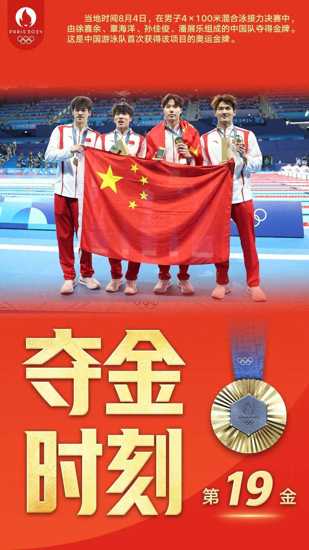 2024年08月06日巴黎奥运会金牌赛程