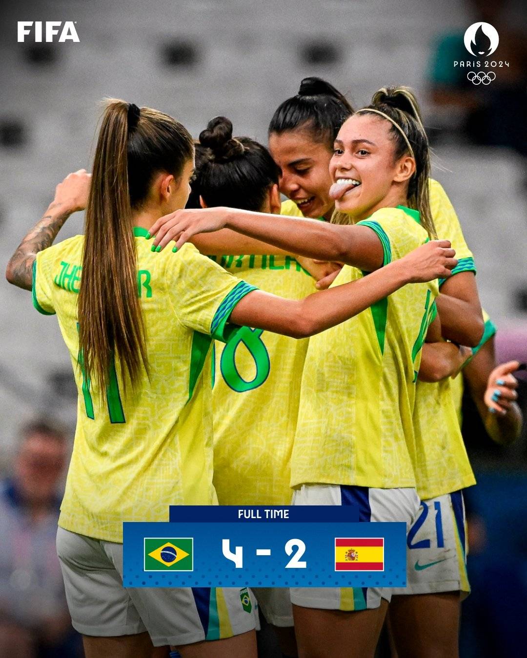 巴西4-2西班牙:西班牙女足走了男足曾经的弯路