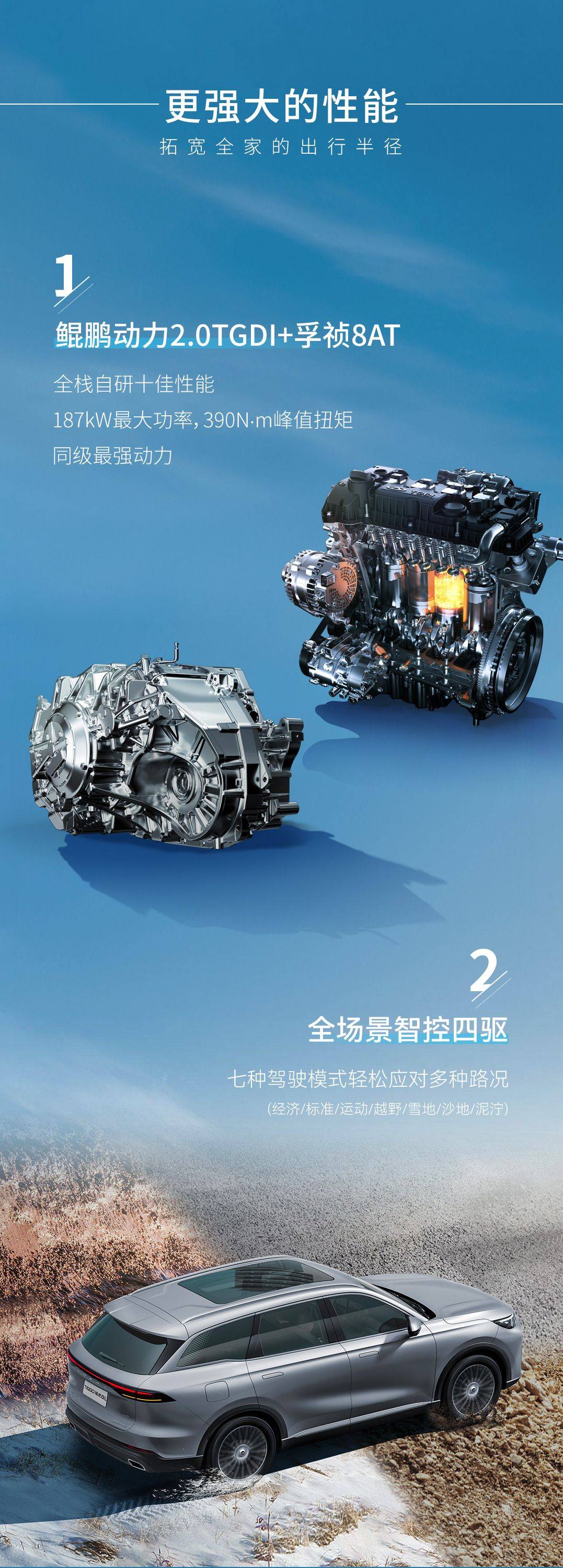 瑞虎8l动力强劲,将带来激情驾驶体验