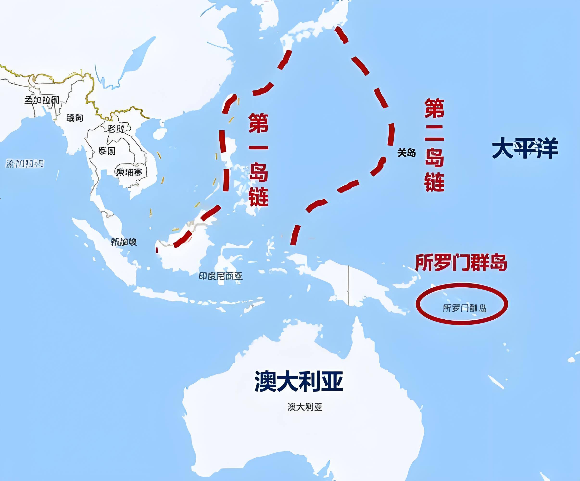 三大岛链地图图片