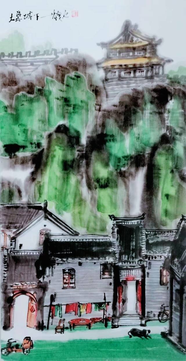 【艺术中国】著名城市山水画家王一鸣先生作品品鉴_the_wang_yiming