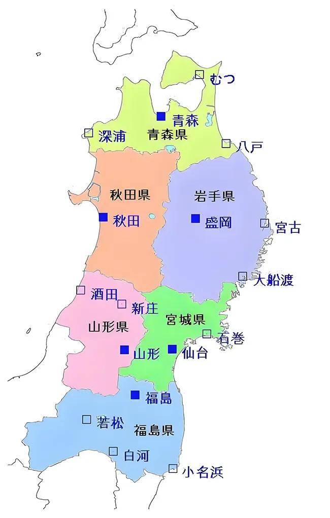 日本岛根县地图图片