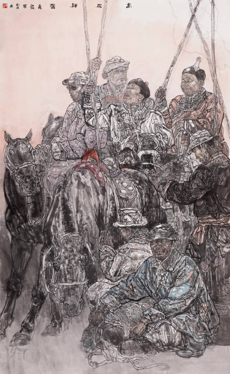 站展讯丨舞动的丹青——当代名家付向宏中国画作品展_民族_艺术_画展