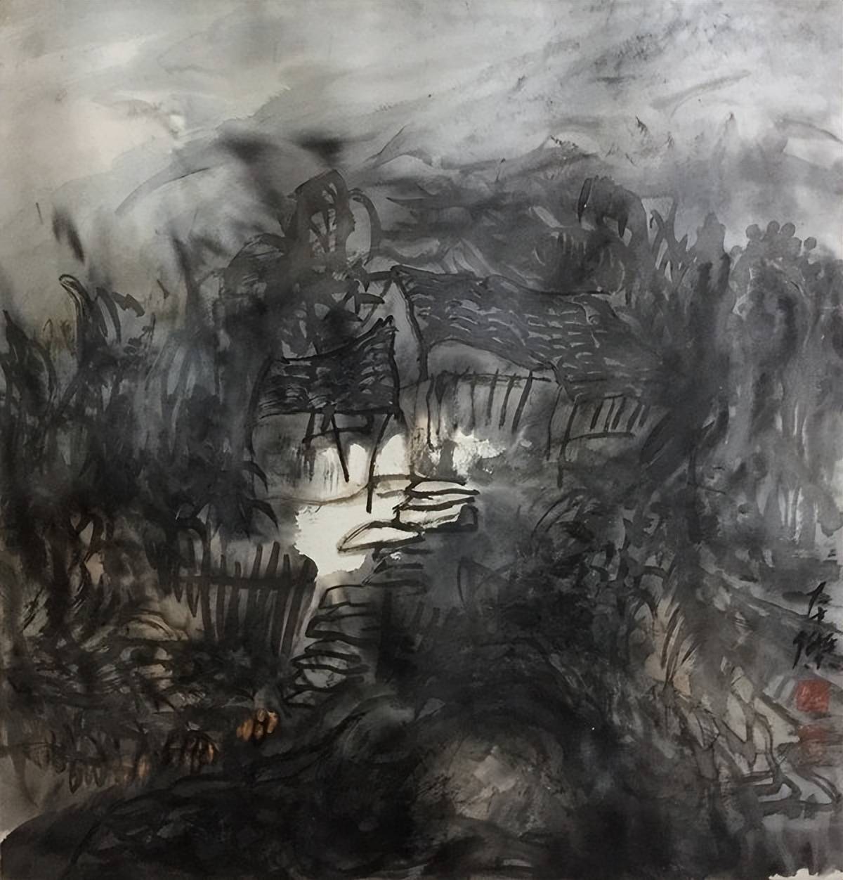 追寻自然之美:著名山水画家王本杰的艺术风格