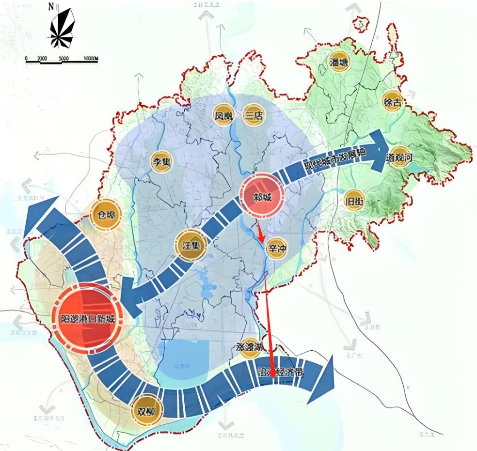 新洲区城区最新规划图图片