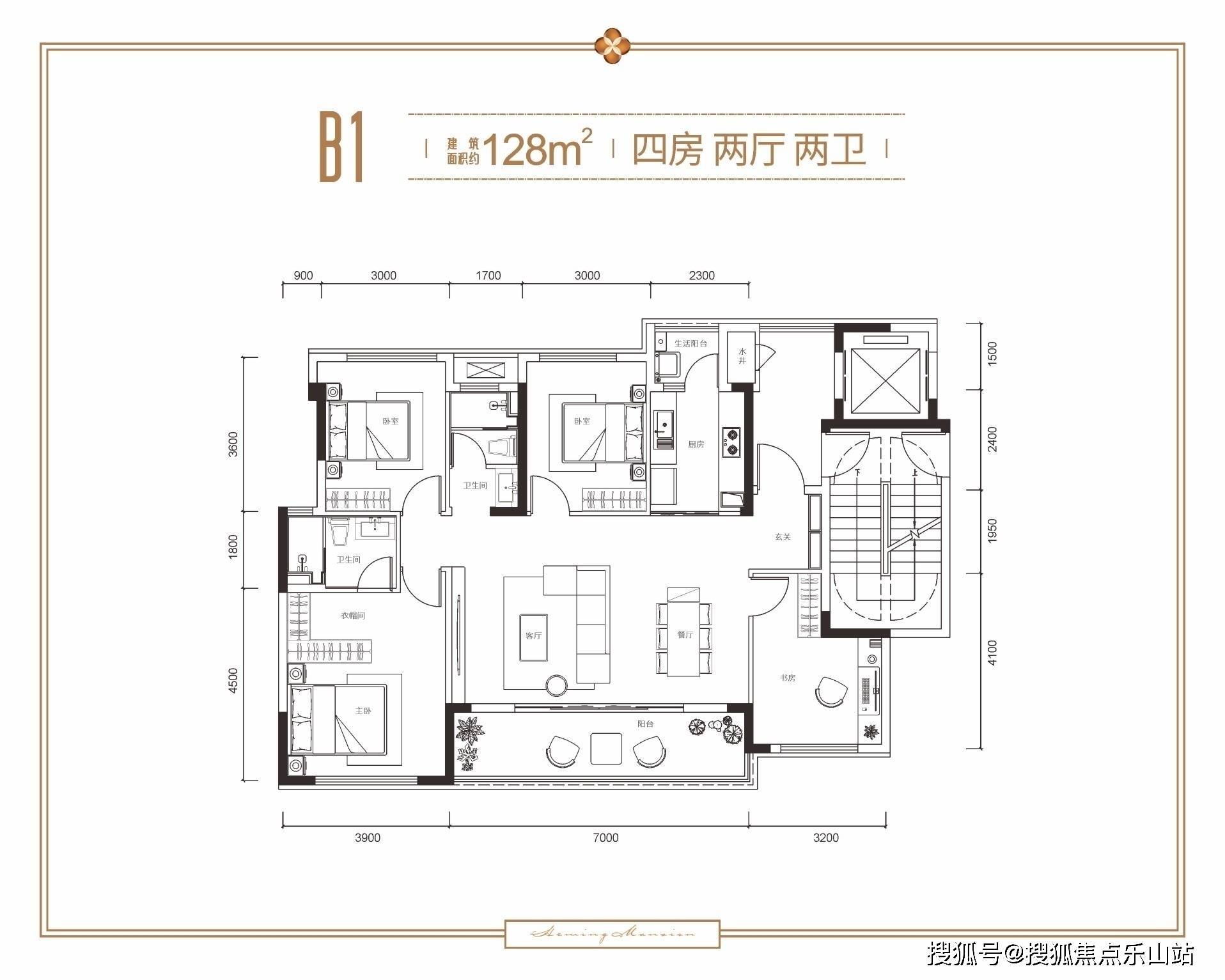 玺悦台户型图图片