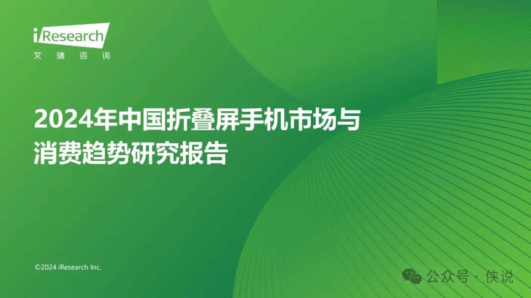 2024年中国折叠屏手机市场与消费趋势研究报告 