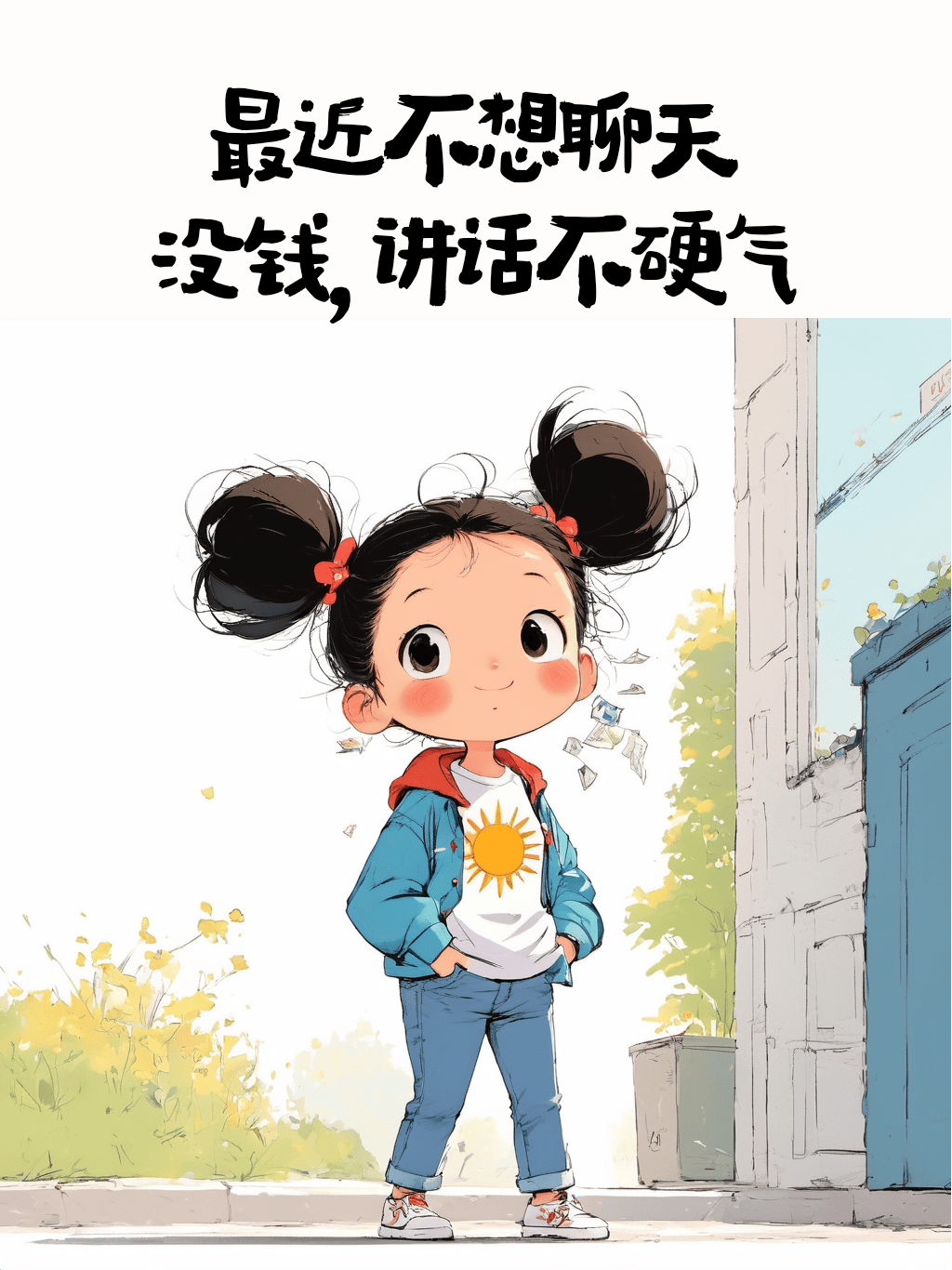 沉默是金,别跟我说话,我要攒钱.2.我是明明,我羡慕偏偏.