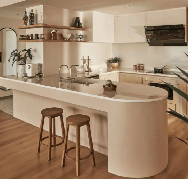 岛台真是现代厨房必不可少的元素!