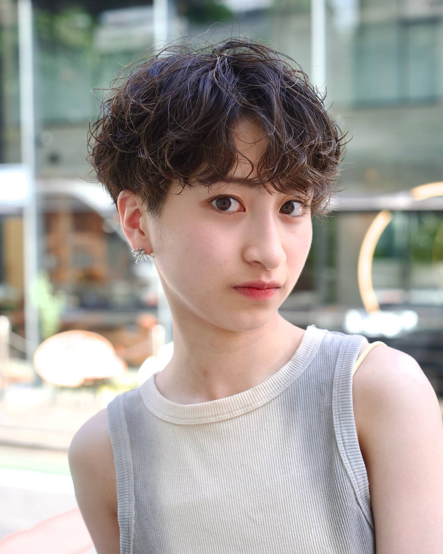 短发纹理烫时尚与蓬松的完美邂逅