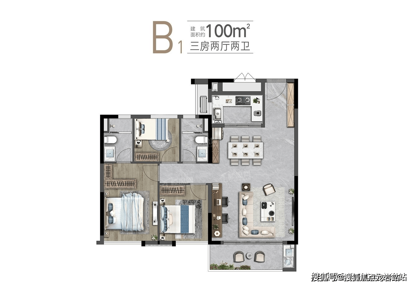 中海岭湖湾学区图片