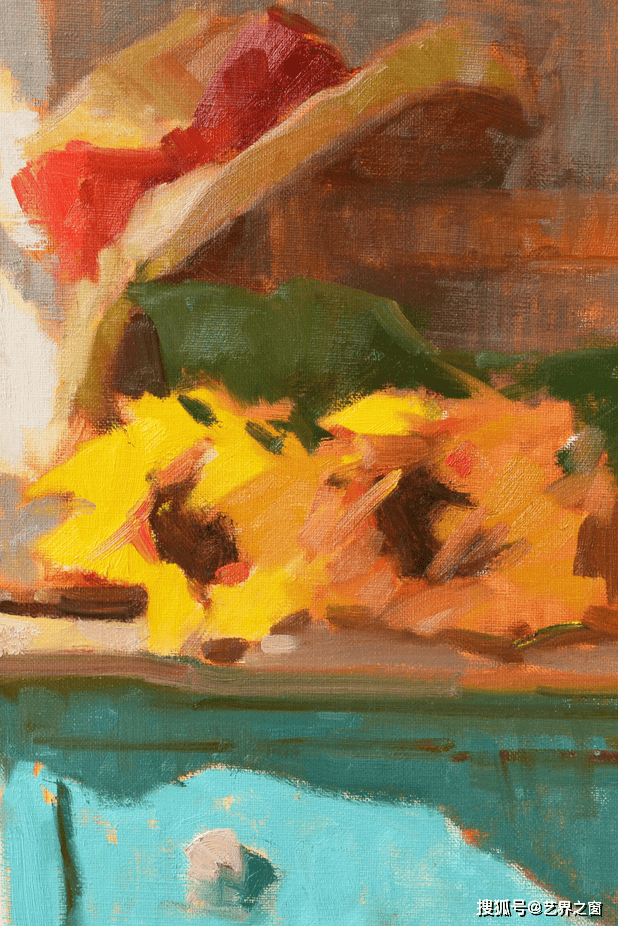 小色块,大笔触画出的绝美油画,太美腻了!
