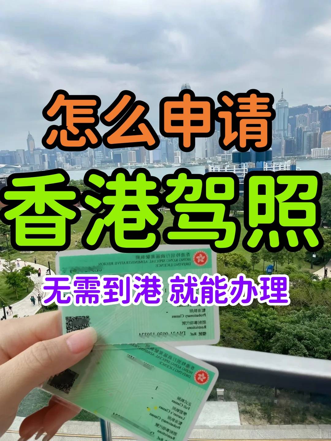 香港驾驶证样本图片