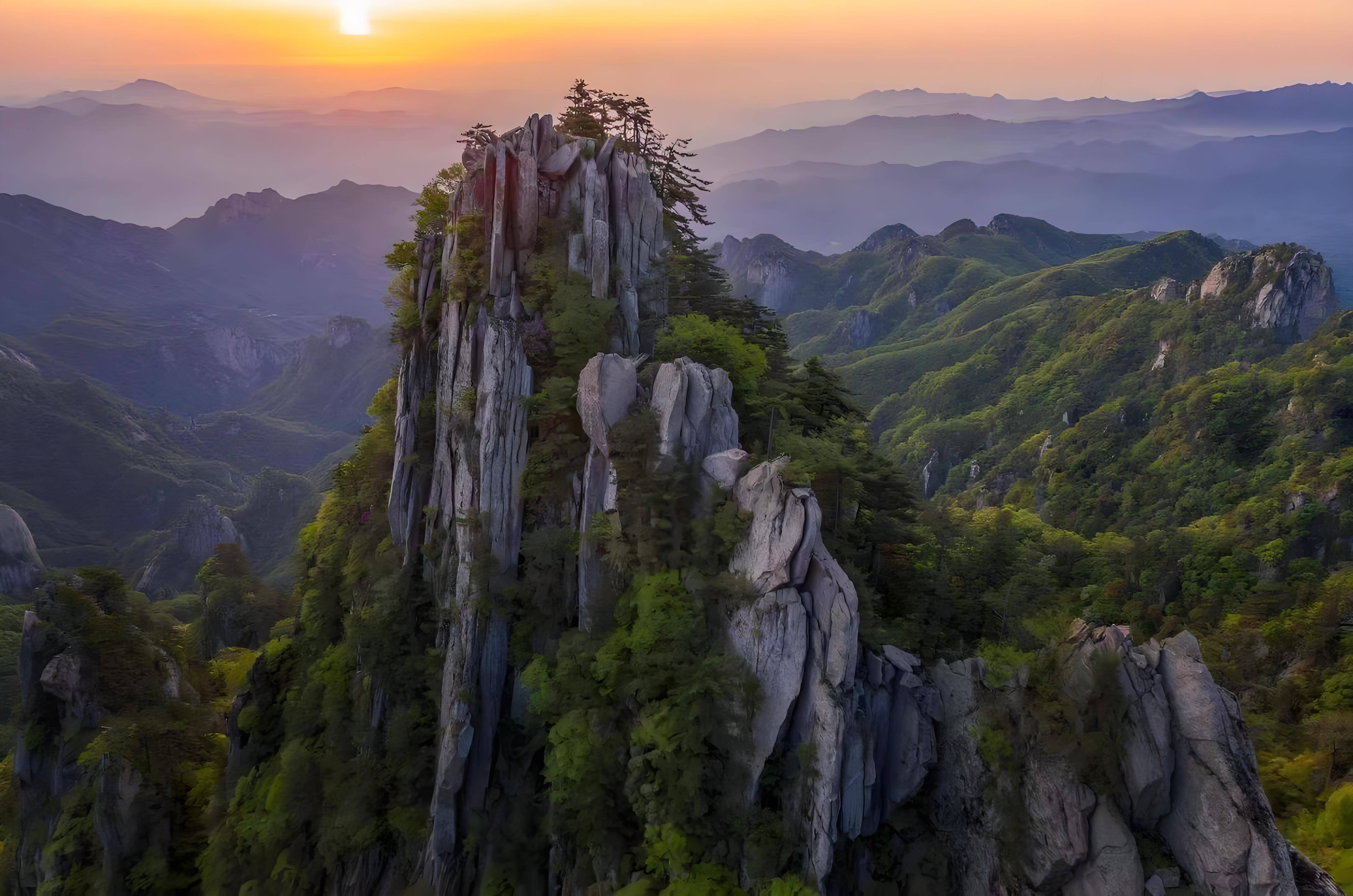 曲阳尧山图片