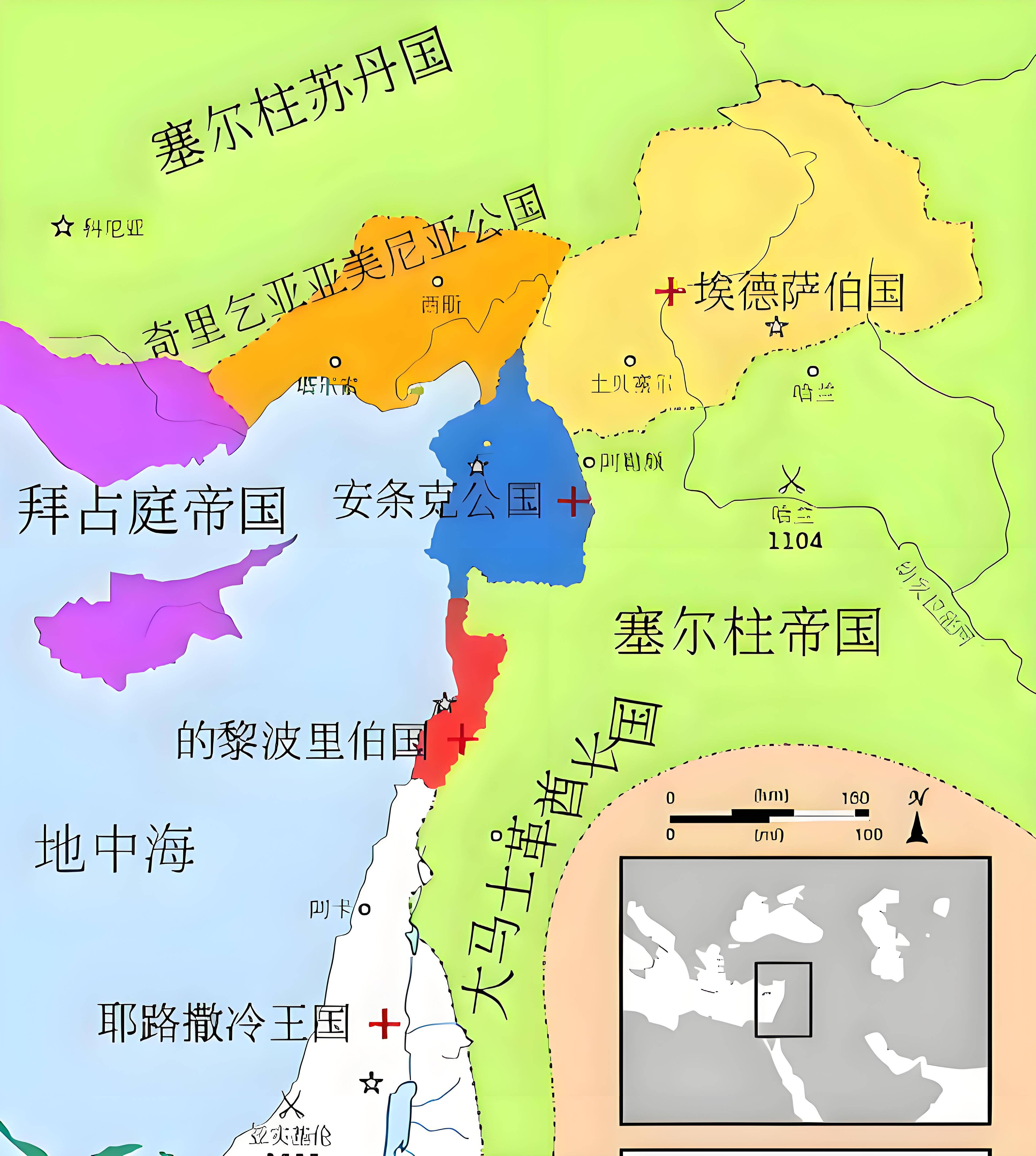 萨克森公国地图图片