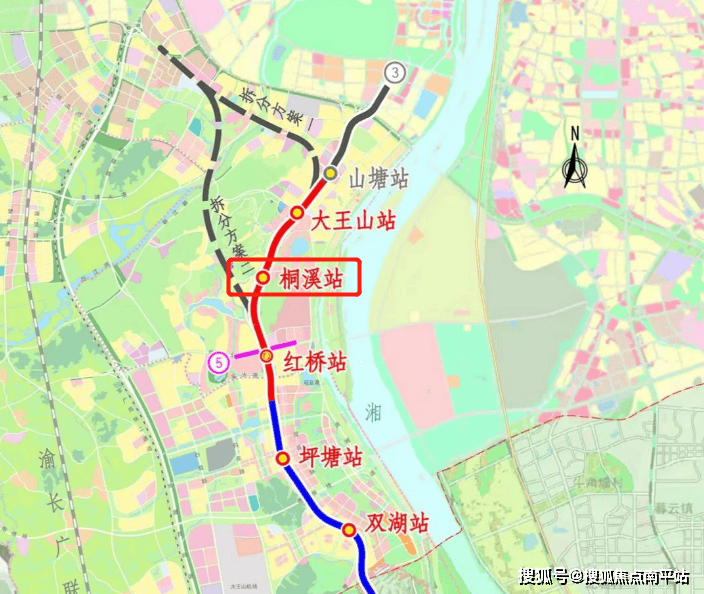 湘潭地铁3号线延长线图片