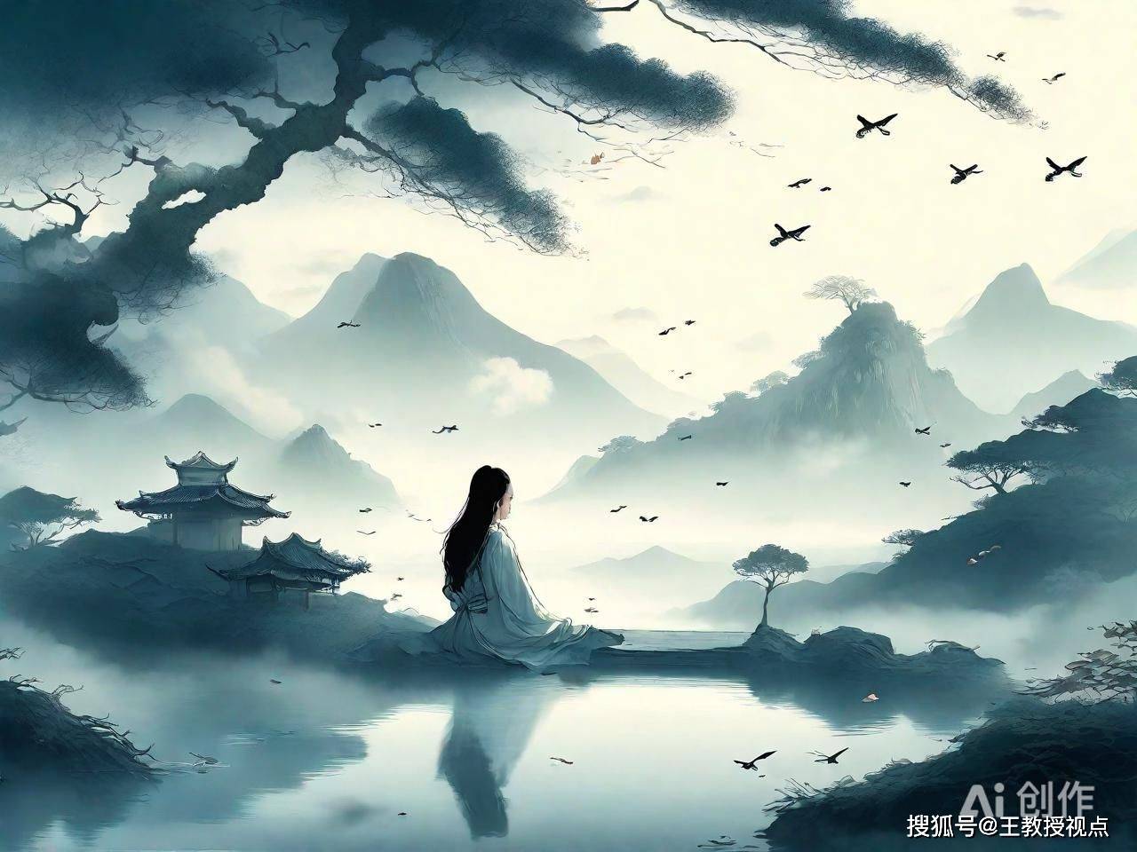 秋水长天,一剪梅香:李清照《一剪梅·红藕香残玉簟秋》离愁别绪