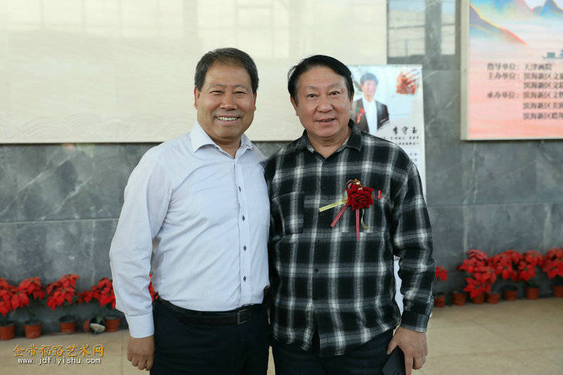 "向祖国致敬"李守玉国画精品展在滨海博物馆开幕