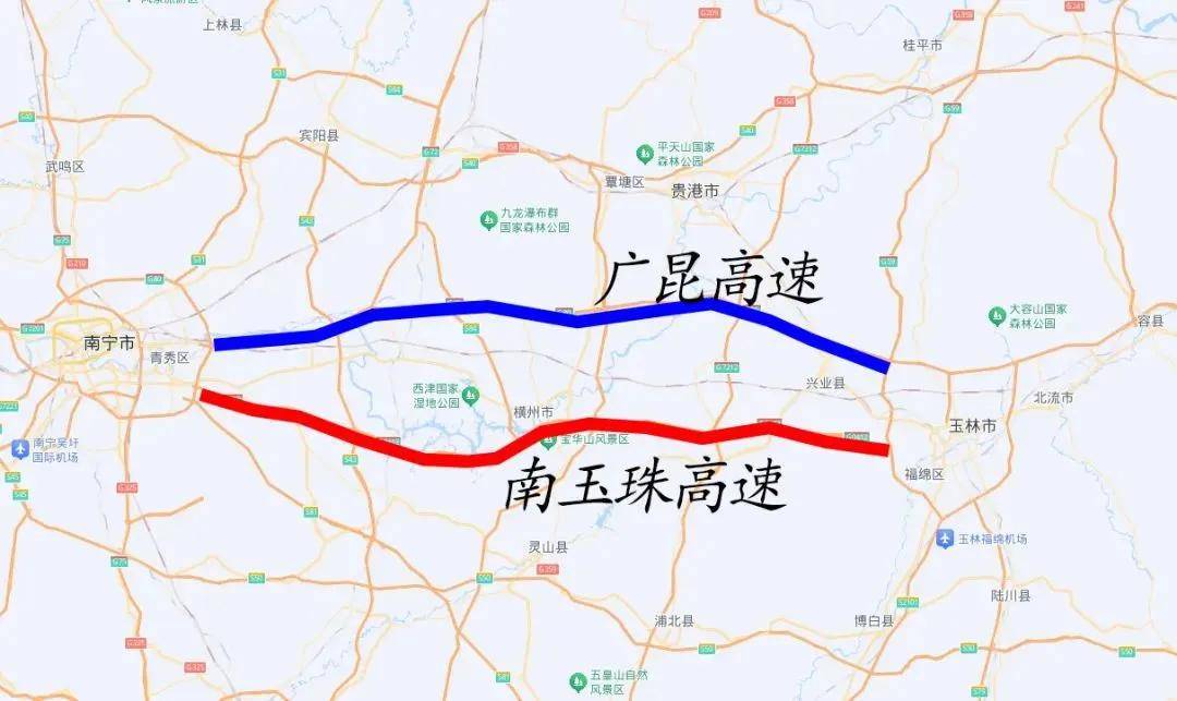 柳南第二高速线路详图图片