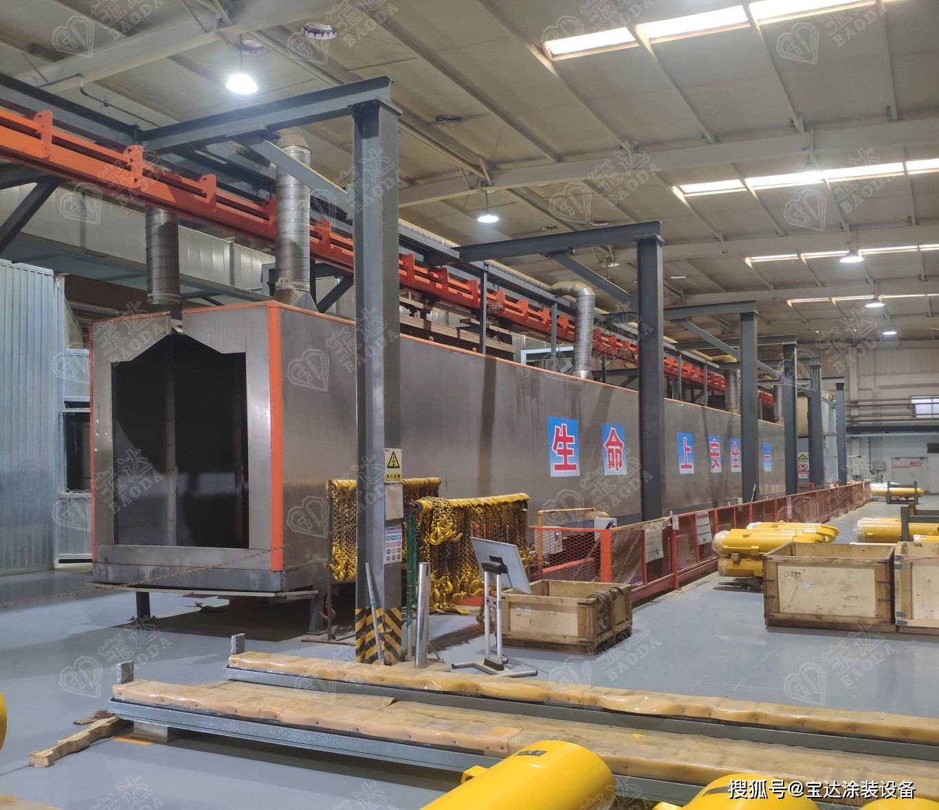 大型自动化喷漆设备流水线有哪些组成