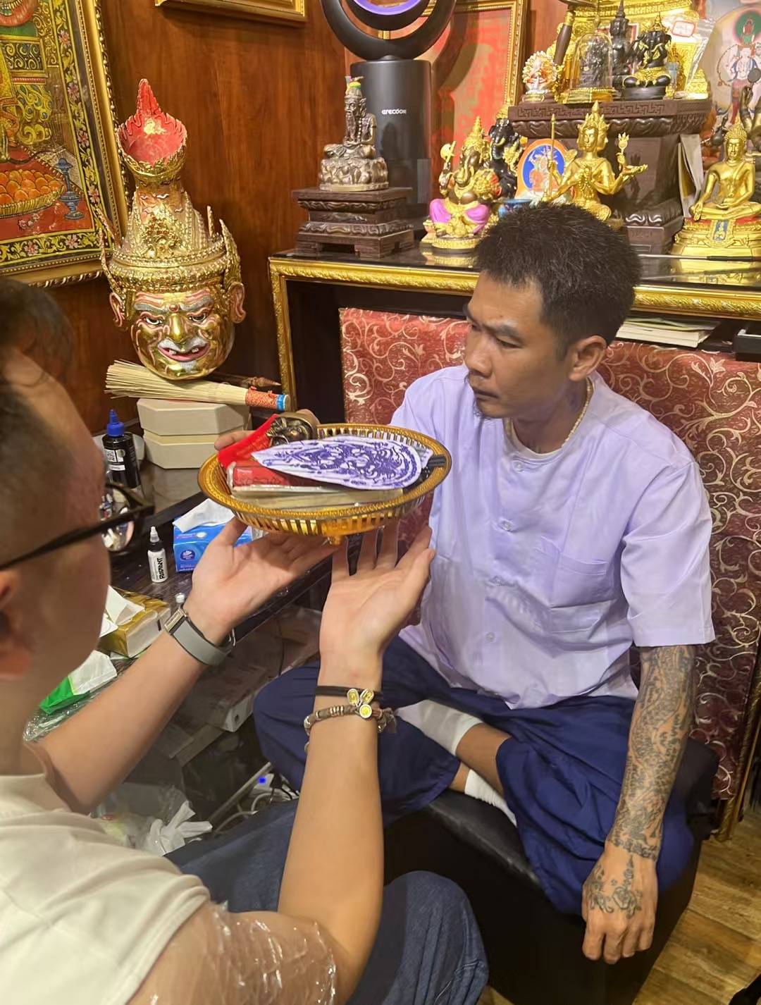 亚赞攀圣手阿赞攀泰国刺符泰国有名阿赞泰国纹身五条经文