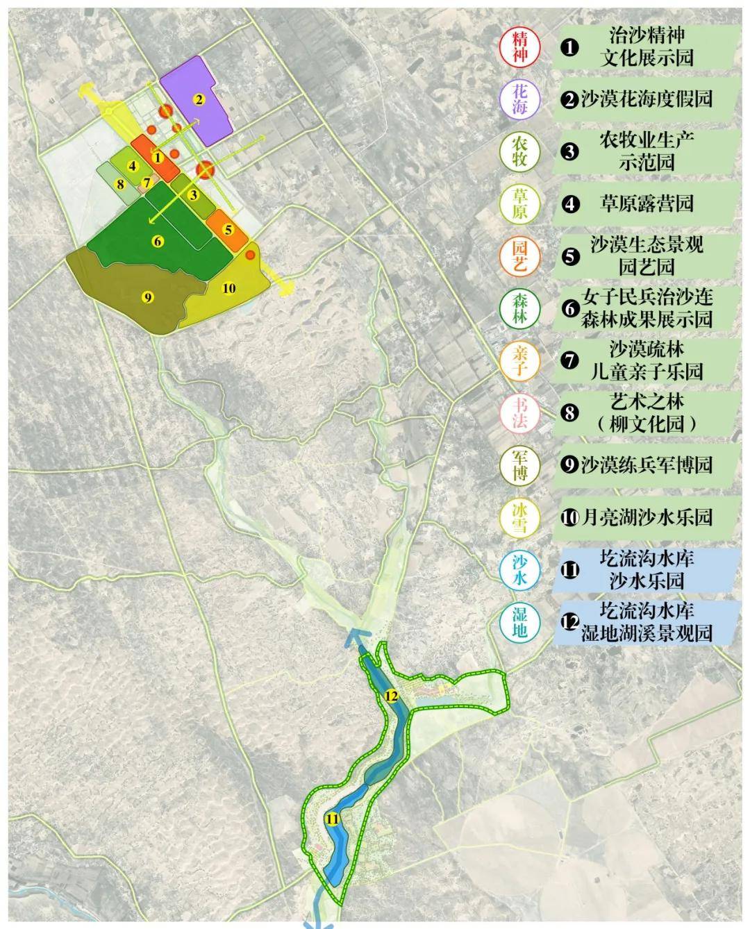 赋能补浪河生态奇迹,沙漠绿洲生态景区