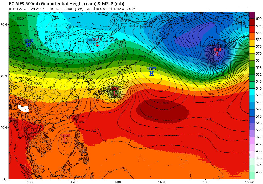双台风真的来了!gfs预报康妮将达17级,并登陆我国沿海