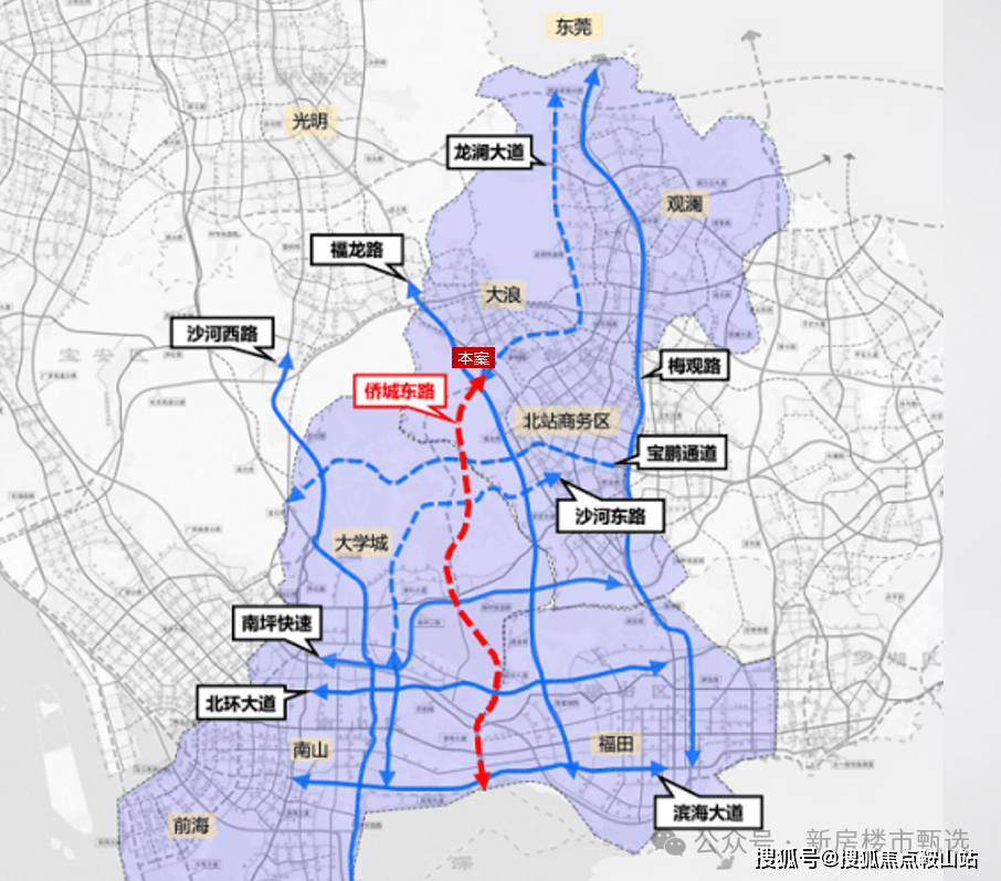 深圳二线关全程地图图片