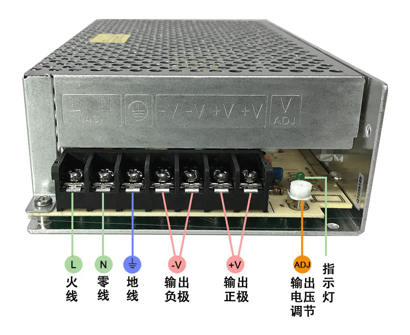 冰柜电源开关接线图图片