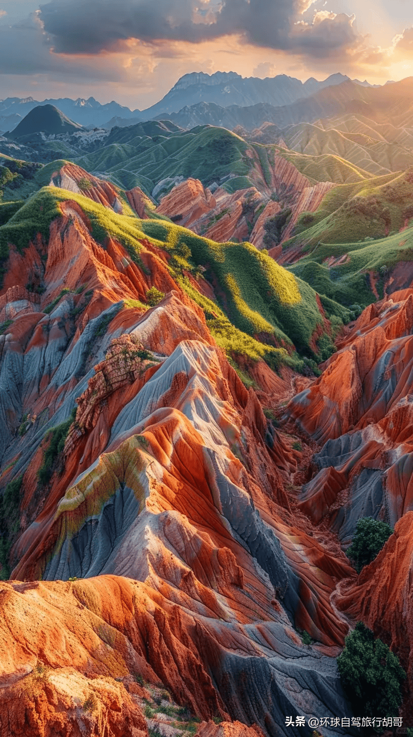 丹霞地貌壁纸图片