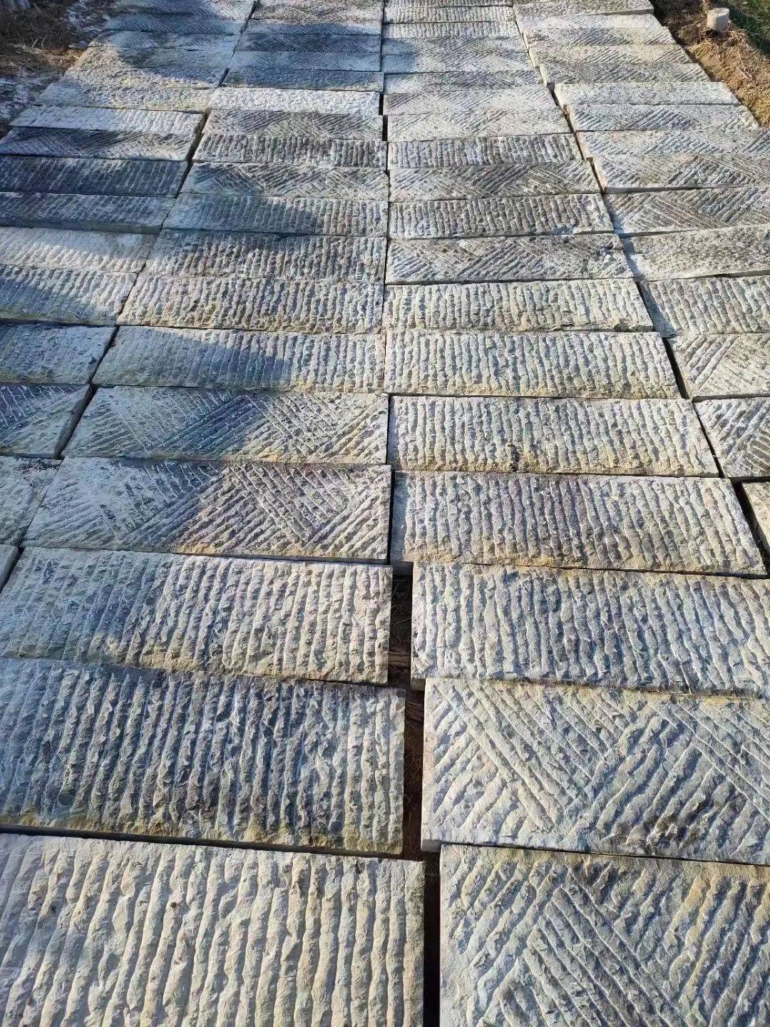 仿古石材厂家加工老石板麻石和旧石板条石