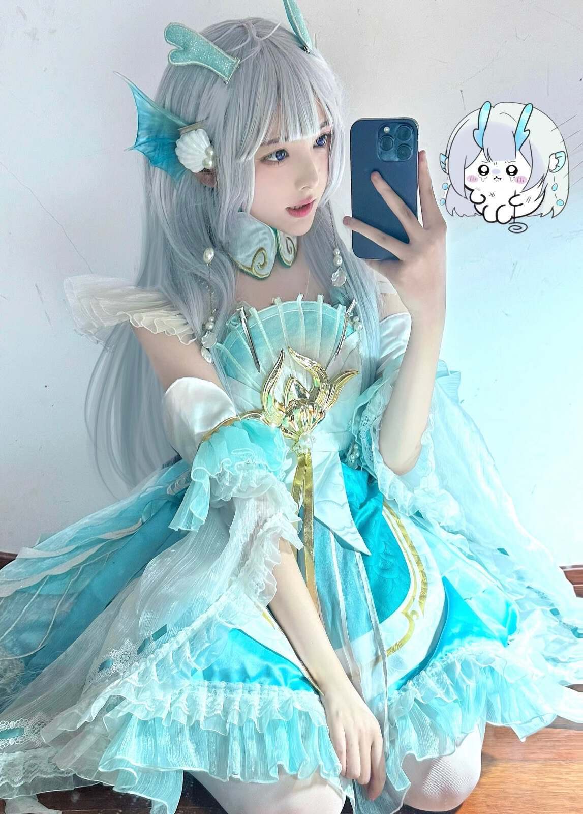 在最近就有一位博主cos了王者荣耀的西施,由于造型好看所以得到了众多