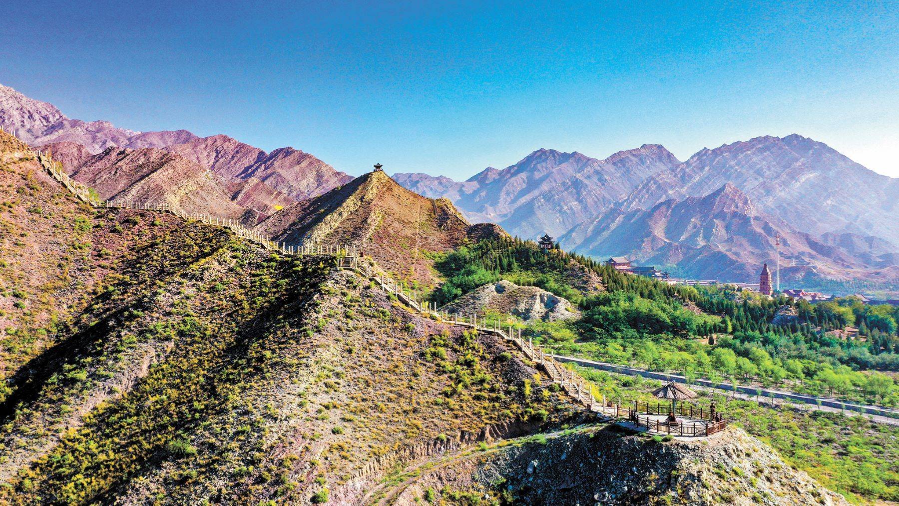 视觉| 石嘴山市北武当生态旅游区的四季之美
