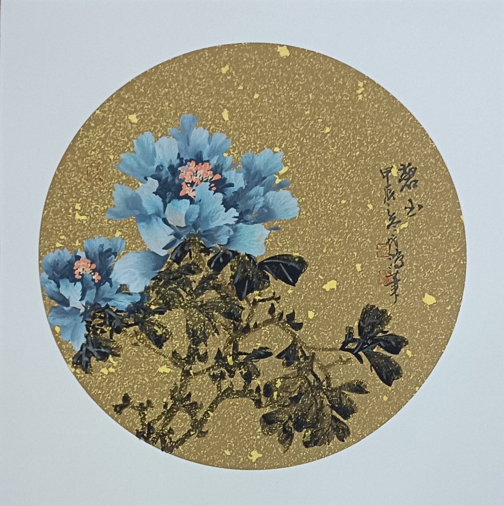 著名画家何代鸿先生中国花鸟画,卡纸凝萃的丹青华章