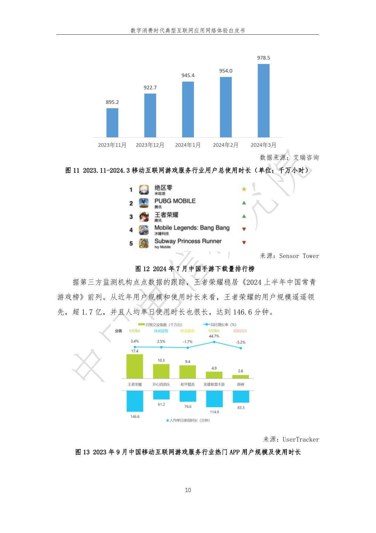 数字消费时代典型互联网应用网络体验白皮书（2024年）