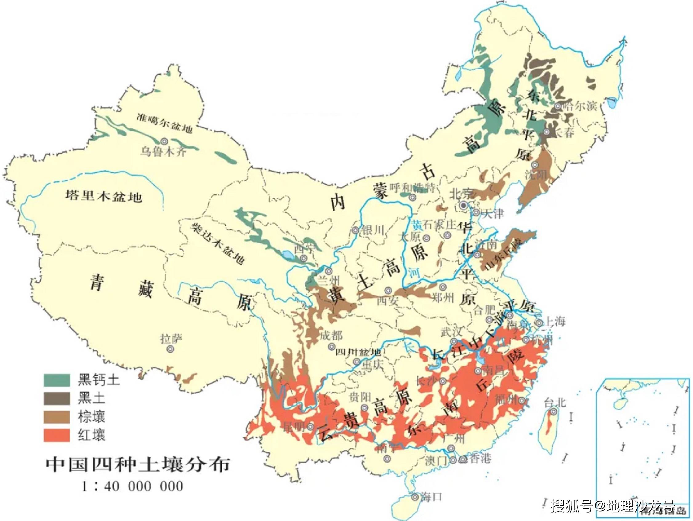 植被类型分布图 世界图片