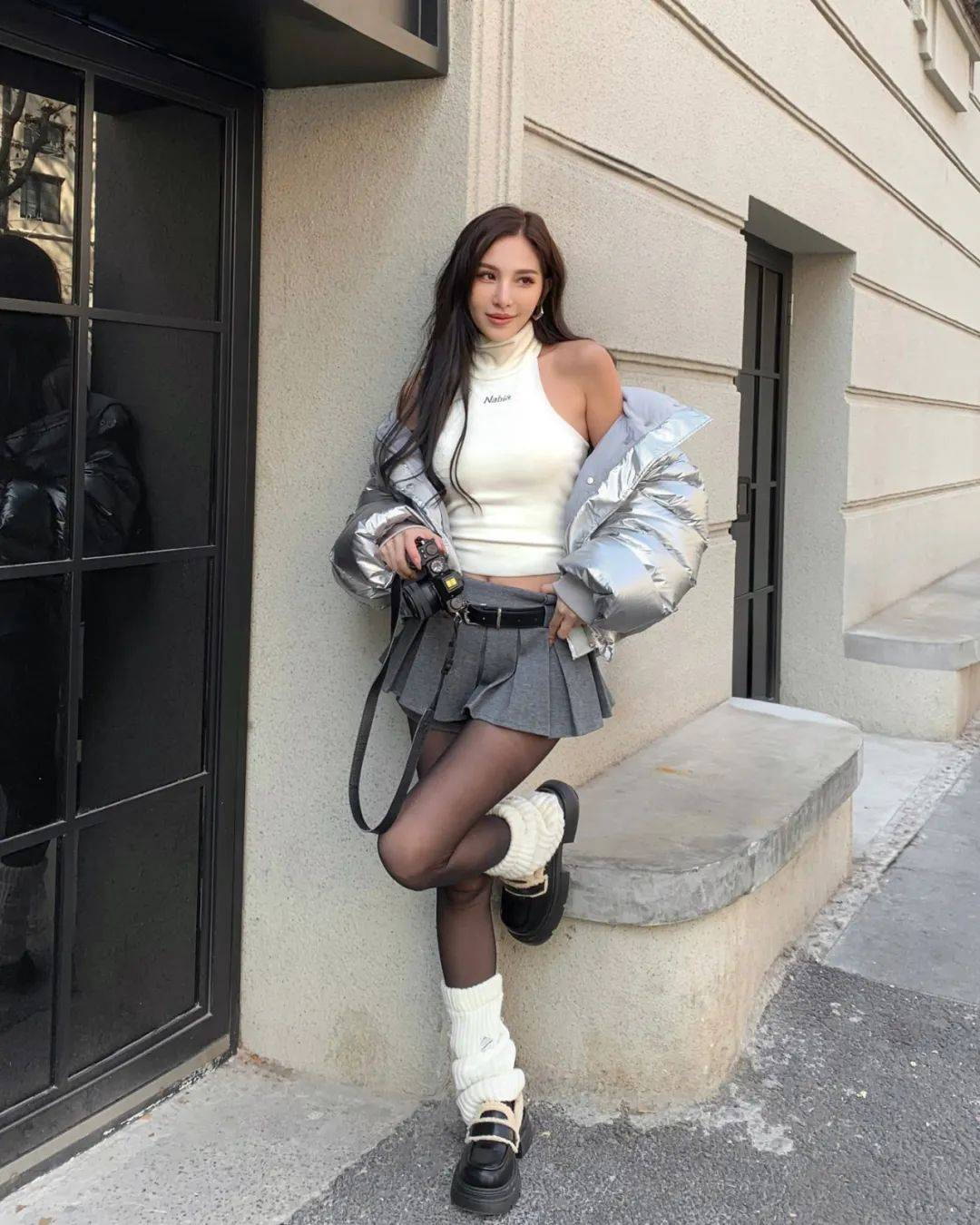 宝岛时装模特!黑丝白丝都有!穿搭真的很绝!