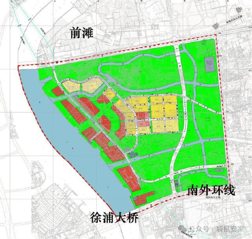 三林的楔形绿地虽然在规划图上也多少弄了点商业和居住,但这些都是