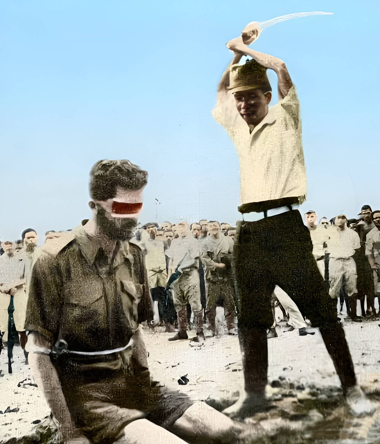 1943年,日军士兵斩首一澳大利亚士兵,直接导致十几万日本人丧命
