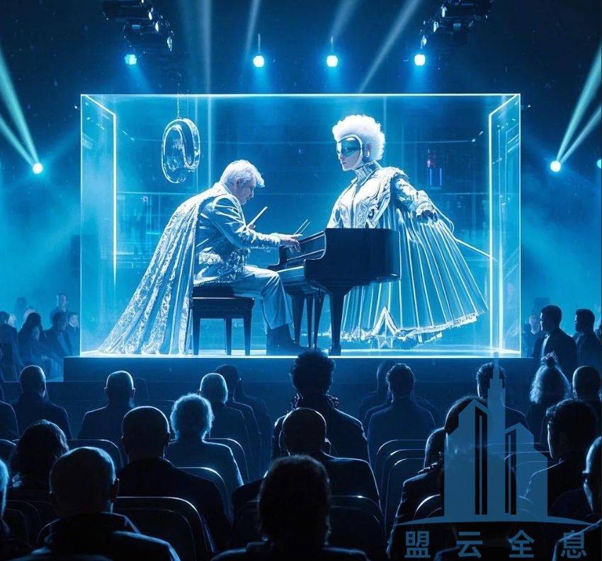 音乐会,舞台剧和电影通过引入全息投影技术,使表演更具立体感和生动性