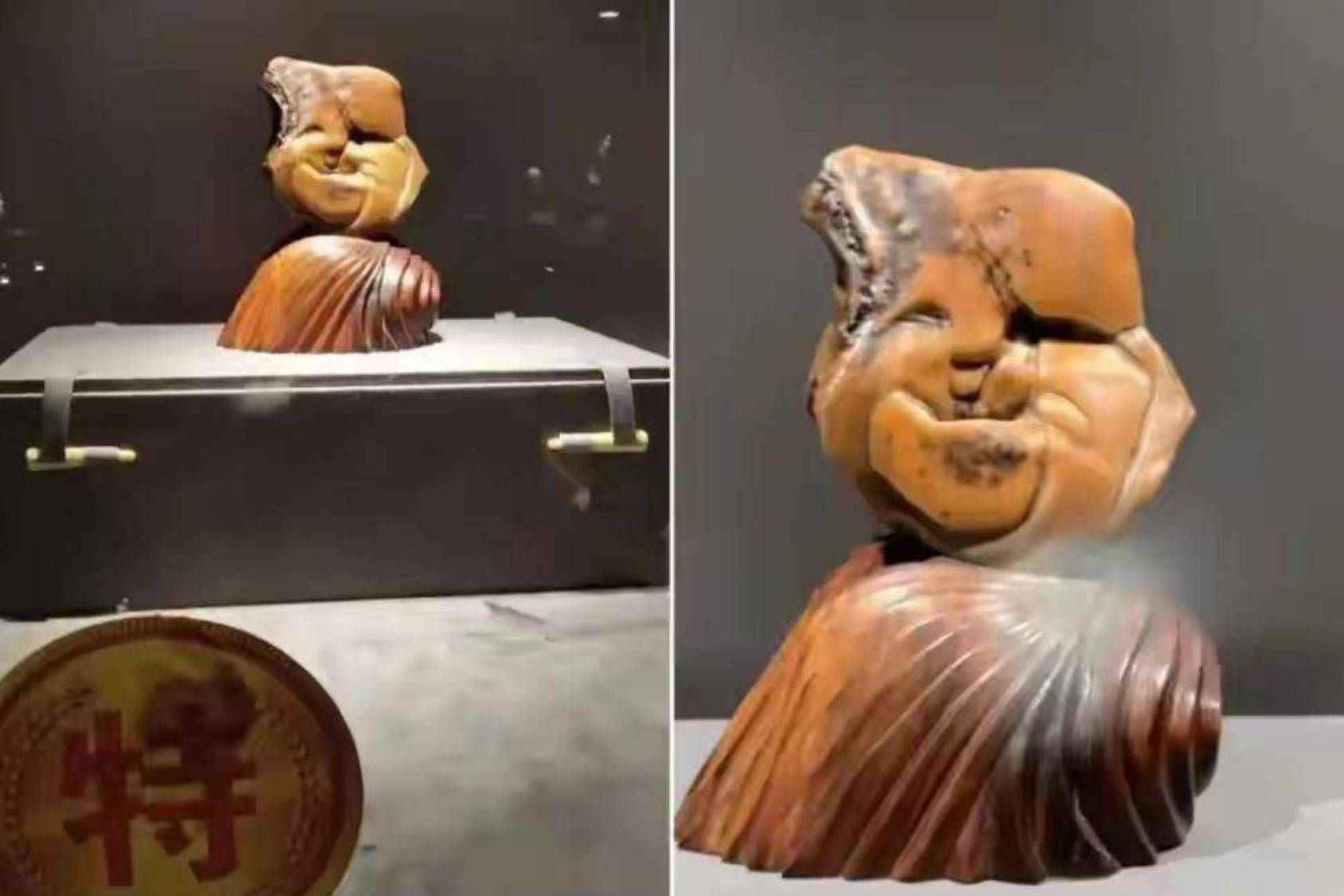 丑出高度的石头，赏之内涵丰富，丑石也能获得奇石展特等奖！_审美_美的_丑是
