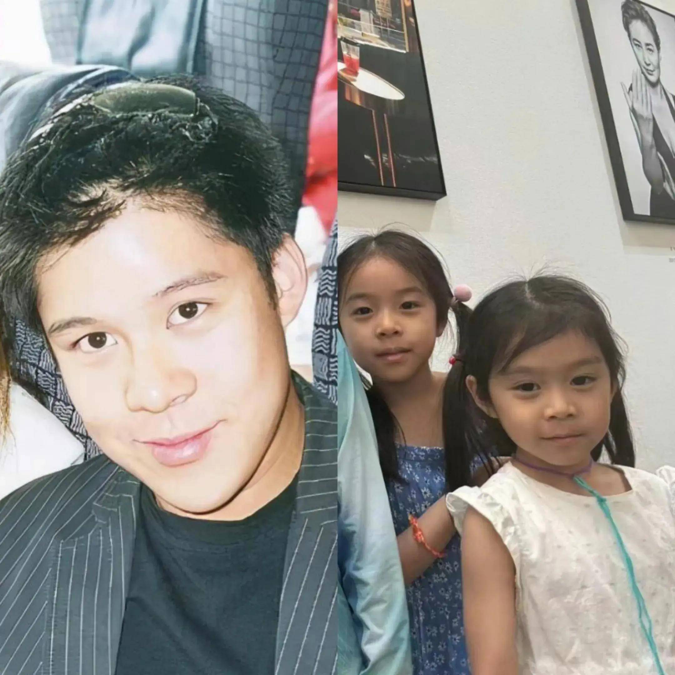 郭晶晶霍启刚清明带两女儿爬山,素颜也抗打,女儿们颜值都很高