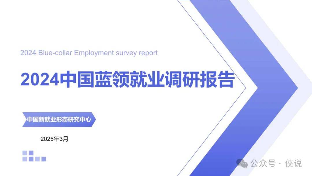 2024年中国蓝领就业调研报告