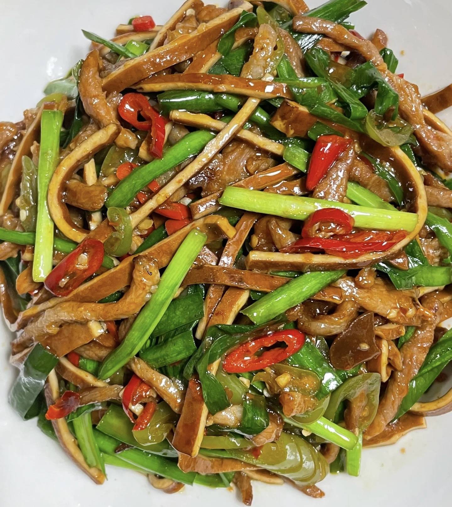 鲜香诱惑!香干肉丝,一口难忘的美味之旅
