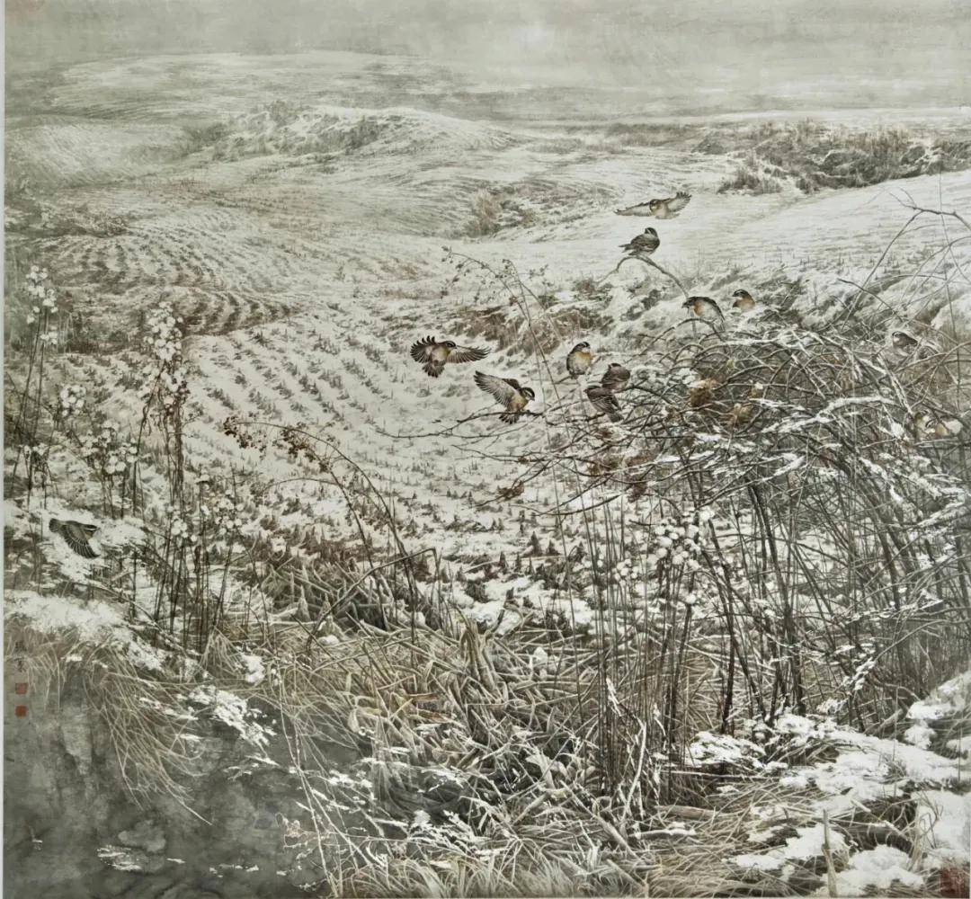 张策:丹青追远壑 笔墨写孤鹰