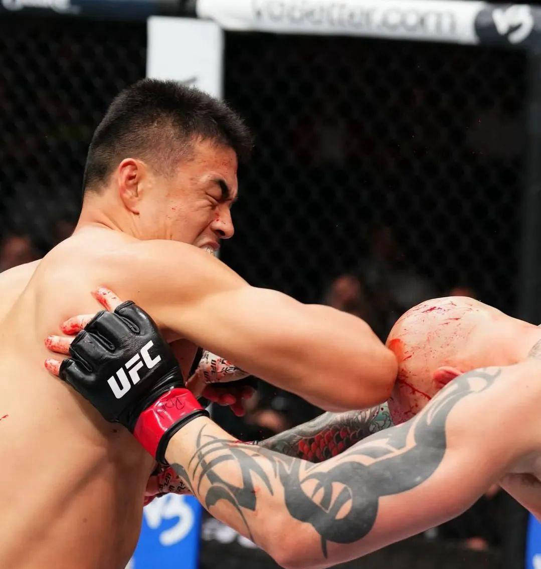 张名扬UFC首回合TKO胜利，亚洲格斗新星闪耀国际舞台