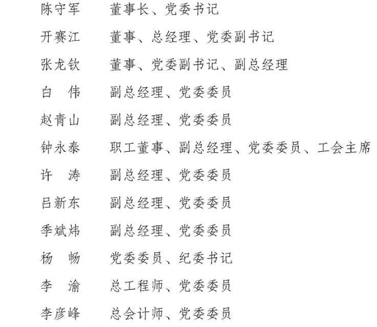 国网6大分部,27省电力公司领导班子名单!