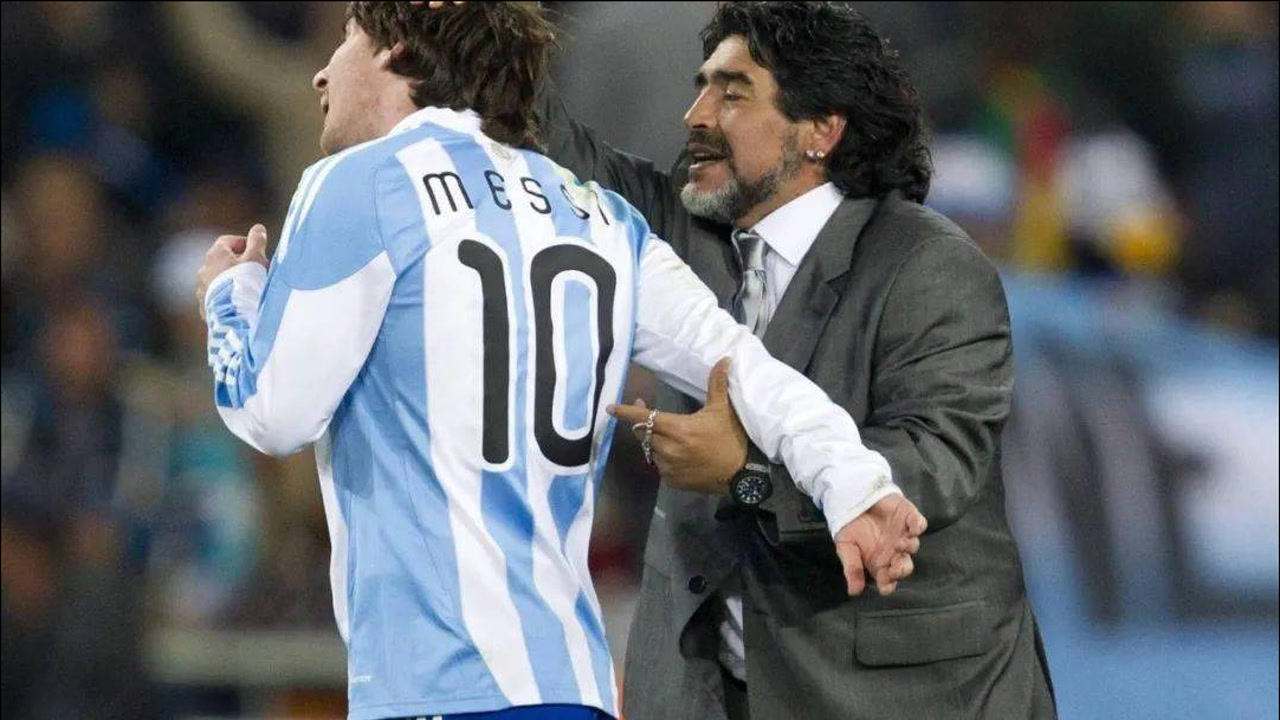 马拉多纳 不让梅西 拿世界杯相关图片3