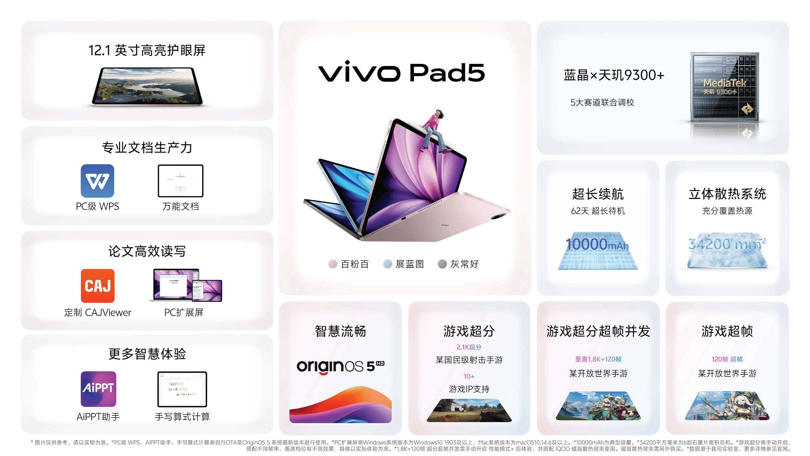 《玩得好也能学得好，学娱兼备的真旗舰平板vivo Pad5正式发布》
