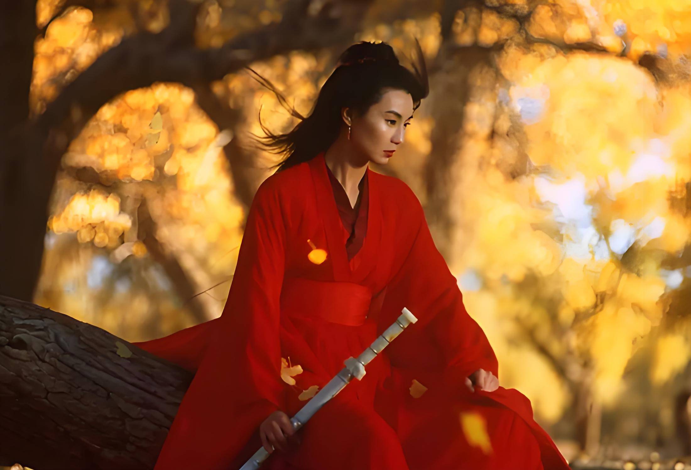 《英雄》:张艺谋的调色盘拍摄,红蓝绿白黑五色暴击视网膜